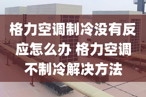 格力空调制冷没有反应怎么办 格力空调不制冷解决方法