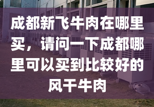 成都新飞牛肉在哪里买，请问一下成都哪里可以买到比较好的风干牛肉