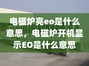 电磁炉亮eo是什么意思，电磁炉开机显示EO是什么意思