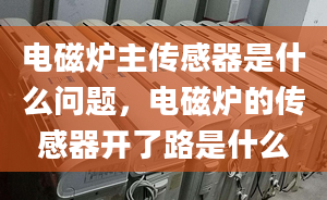 电磁炉主传感器是什么问题，电磁炉的传感器开了路是什么