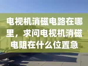 电视机消磁电路在哪里，求问电视机消磁电阻在什么位置急