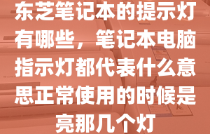 东芝笔记本的提示灯有哪些，笔记本电脑指示灯都代表什么意思正常使用的时候是亮那几个灯