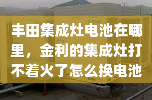 丰田集成灶电池在哪里，金利的集成灶打不着火了怎么换电池