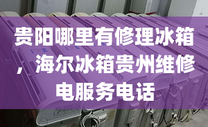 贵阳哪里有修理冰箱，海尔冰箱贵州维修电服务电话