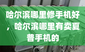 哈尔滨哪里修手机好，哈尔滨哪里有卖夏普手机的