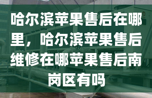 哈尔滨苹果售后在哪里，哈尔滨苹果售后维修在哪苹果售后南岗区有吗