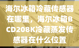 海尔冰箱冷藏传感器在哪里，海尔冰箱BCD208K冷藏蒸发传感器在什么位置