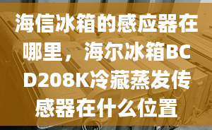 海信冰箱的感应器在哪里，海尔冰箱BCD208K冷藏蒸发传感器在什么位置