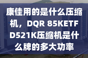 康佳用的是什么压缩机，DQR 85KETFD521K压缩机是什么牌的多大功率