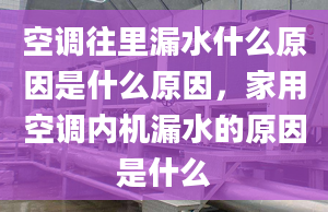 空调往里漏水什么原因是什么原因，家用空调内机漏水的原因是什么