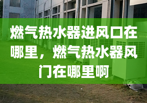 燃气热水器进风口在哪里，燃气热水器风门在哪里啊