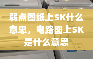 弱点图纸上SK什么意思，电路图上SK是什么意思