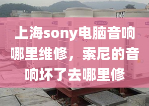 上海sony电脑音响哪里维修，索尼的音响坏了去哪里修