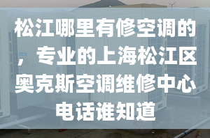 松江哪里有修空调的，专业的上海松江区奥克斯空调维修中心电话谁知道