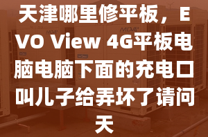 天津哪里修平板，EVO View 4G平板电脑电脑下面的充电口叫儿子给弄坏了请问天