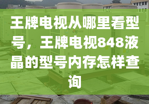 王牌电视从哪里看型号，王牌电视848液晶的型号内存怎样查询