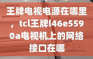 王牌电视电源在哪里，tcl王牌l46e5590a电视机上的网络接口在哪