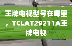 王牌电视型号在哪里，TCLAT29211A王牌电视