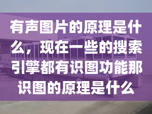 有声图片的原理是什么，现在一些的搜索引擎都有识图功能那识图的原理是什么