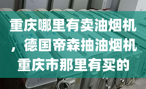 重庆哪里有卖油烟机，德国帝森抽油烟机重庆市那里有买的