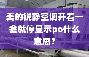 美的锐静空调开着一会就停显示po什么意思？