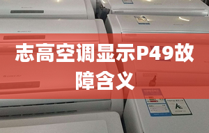 志高空调显示P49故障含义