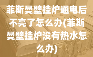 菲斯曼壁挂炉通电后不亮了怎么办(菲斯曼壁挂炉没有热水怎么办)