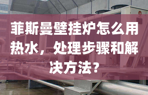 菲斯曼壁挂炉怎么用热水，处理步骤和解决方法？