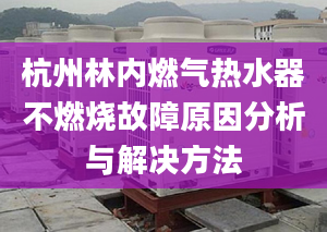 杭州林内燃气热水器不燃烧故障原因分析与解决方法