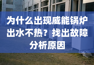 为什么出现威能锅炉出水不热？找出故障分析原因