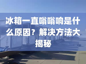 冰箱一直嗡嗡响是什么原因？解决方法大揭秘