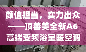 颜值担当，实力出众——顶善美全新A6高端变频浴室暖空调