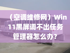 （空调维修网）Win11黑屏调不出任务管理器怎么办？