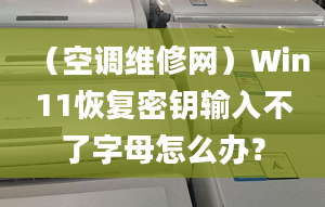 （空调维修网）Win11恢复密钥输入不了字母怎么办？