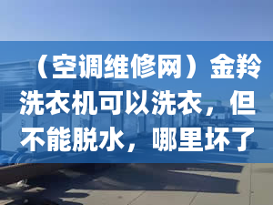 （空调维修网）金羚洗衣机可以洗衣，但不能脱水，哪里坏了