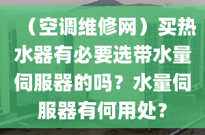 （空调维修网）买热水器有必要选带水量伺服器的吗？水量伺服器有何用处？