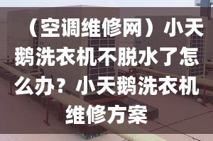 （空调维修网）小天鹅洗衣机不脱水了怎么办？小天鹅洗衣机维修方案