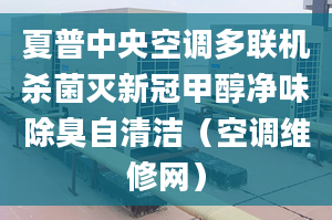 夏普中央空调多联机杀菌灭新冠甲醇净味除臭自清洁（空调维修网）