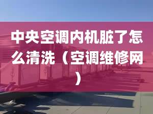 中央空调内机脏了怎么清洗（空调维修网）