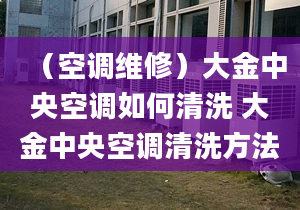 （空调维修）大金中央空调如何清洗 大金中央空调清洗方法