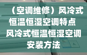 （空调维修）风冷式恒温恒湿空调特点 风冷式恒温恒湿空调安装方法