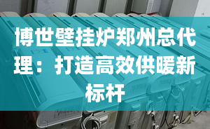 博世壁挂炉郑州总代理：打造高效供暖新标杆