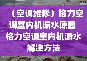 （空调维修）格力空调室内机漏水原因 格力空调室内机漏水解决方法