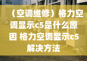 （空调维修）格力空调显示c5是什么原因 格力空调显示c5解决方法