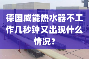 德国威能热水器不工作几秒钟又出现什么情况？