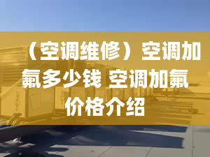 （空调维修）空调加氟多少钱 空调加氟价格介绍