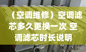 （空调维修）空调滤芯多久更换一次 空调滤芯时长说明