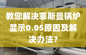 教您解决菲斯曼锅炉显示0.05原因及解决办法？