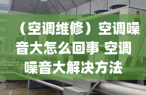 （空调维修）空调噪音大怎么回事 空调噪音大解决方法