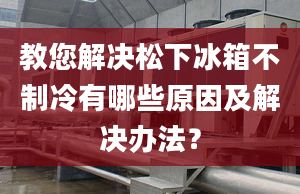 教您解决松下冰箱不制冷有哪些原因及解决办法？